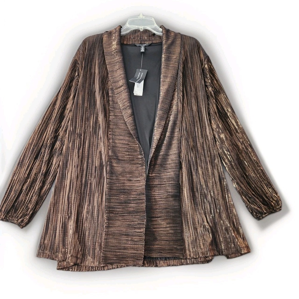 Investments Soft Separates Womens Open Front Cardigan Luxe Comfort Classy PXL